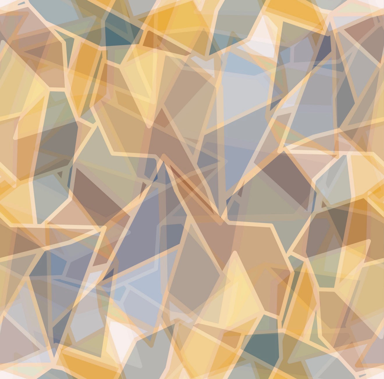Amber Shard Cocktail Napkin