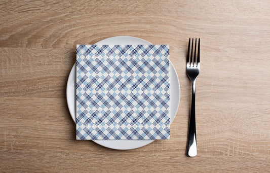 Criss Cross Cocktail Napkin
