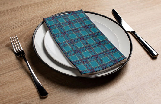 Fringe Plaid - Printed Guest Towel