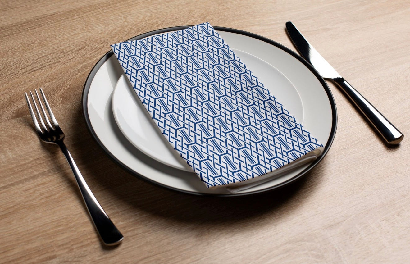 Japanese Chain - Printed Guest Towel