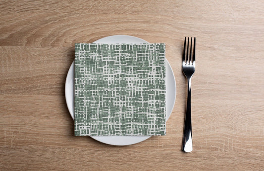 Moss Fabric Cocktail Napkin