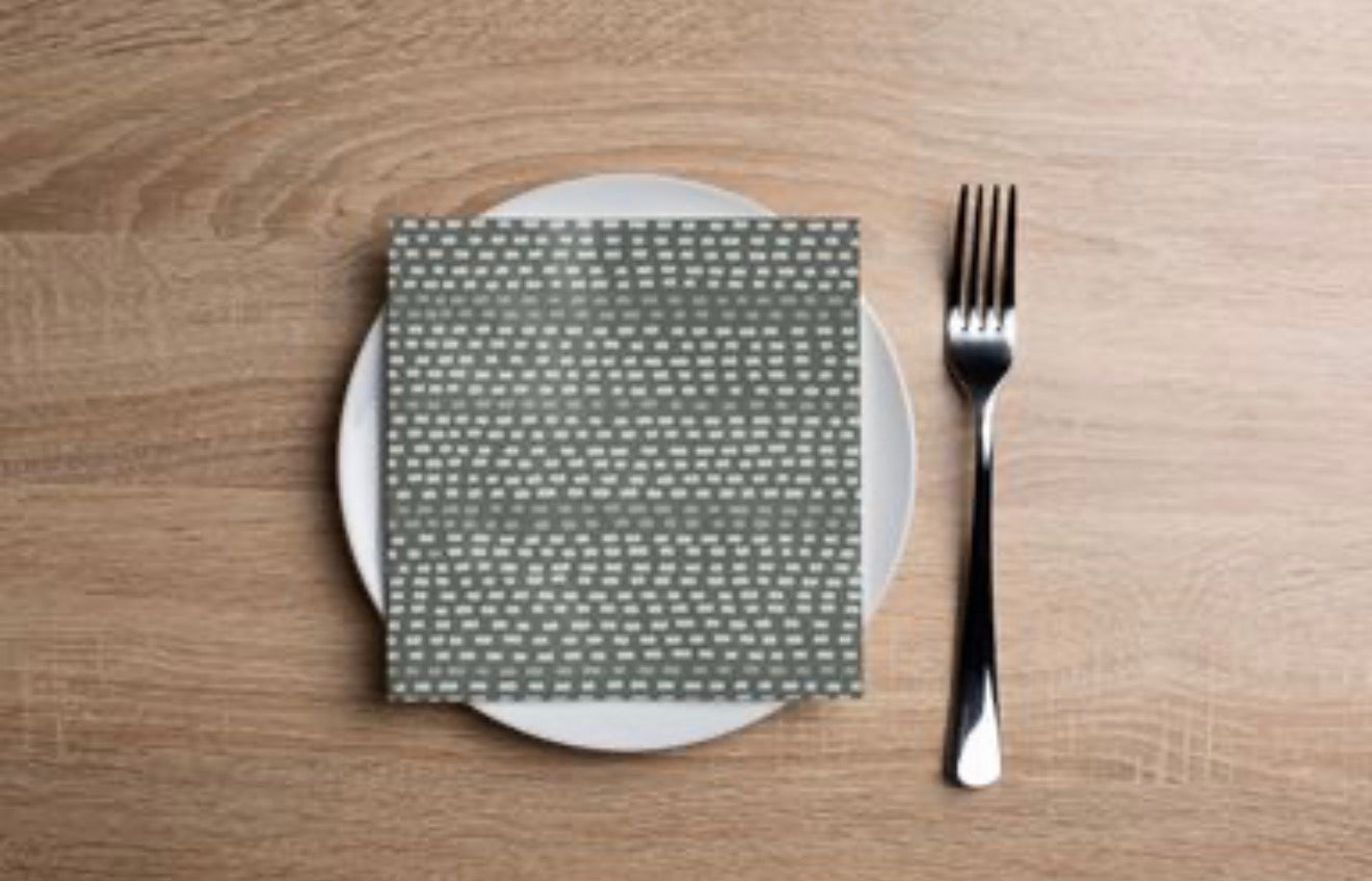 Sage Morse Cocktail Napkin