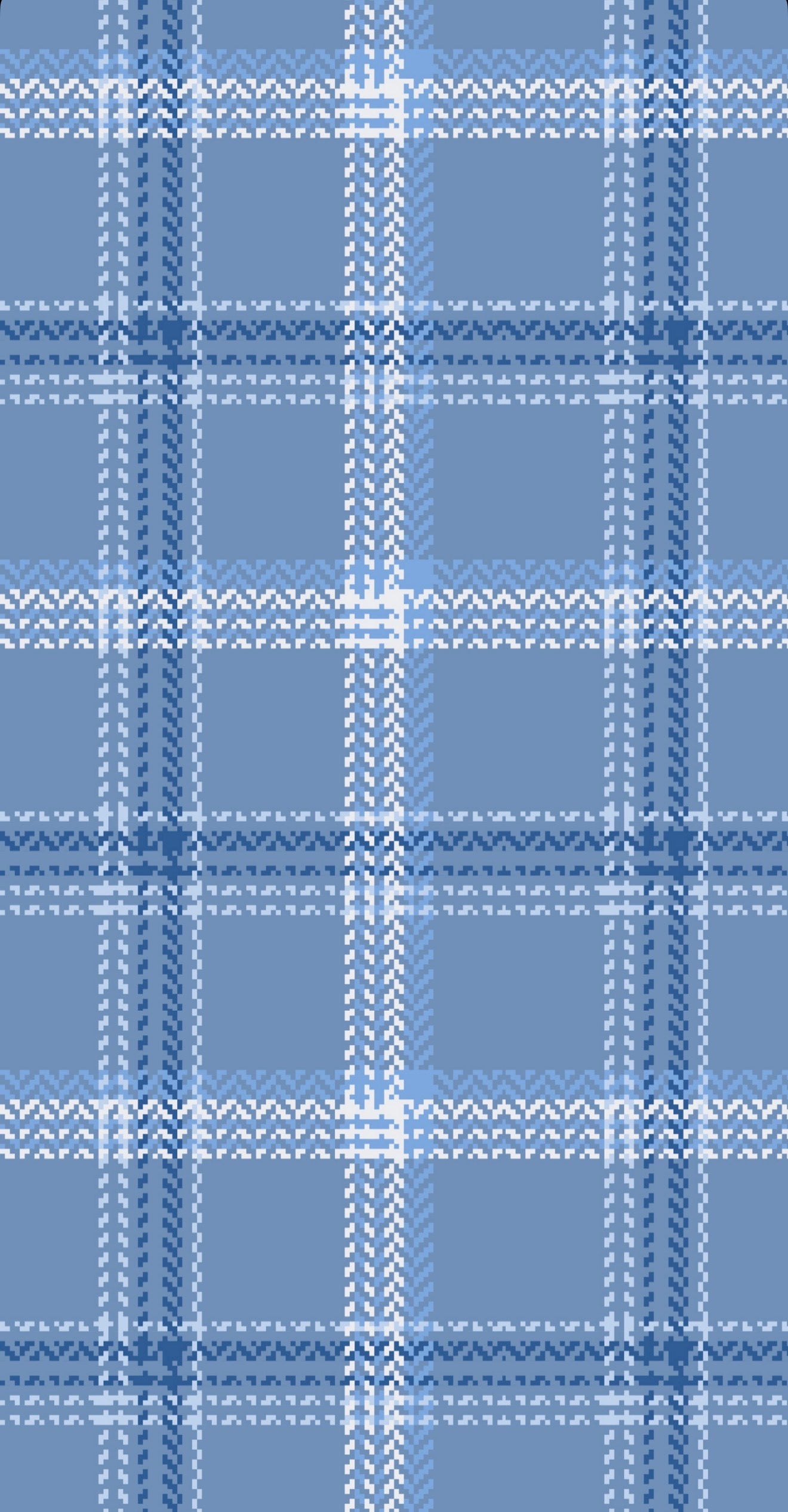 Sky Blue Plaid - Printed Guest Towel