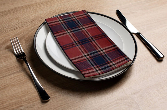 Brick Plaid - Printed Guest Towel