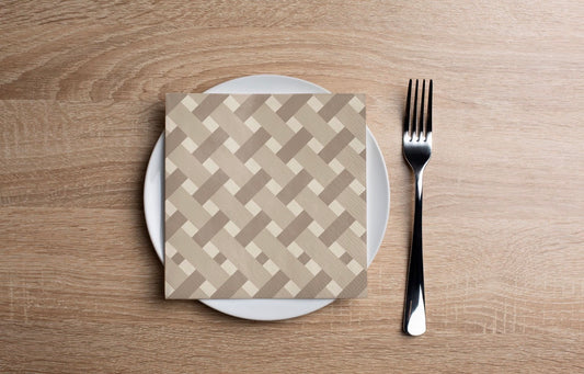 Weaving Stripes Cocktail Napkin