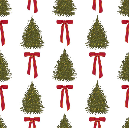 Festive Trees - Charger - (SQUARE)