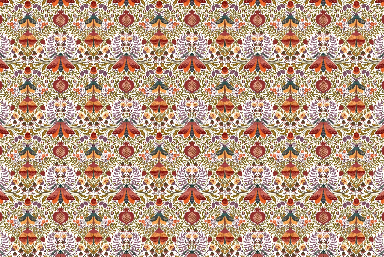 Vintage Pom Garden - Placemat