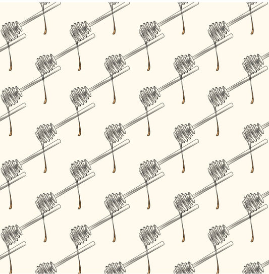 Honey Dippers - Charger - (SQUARE)