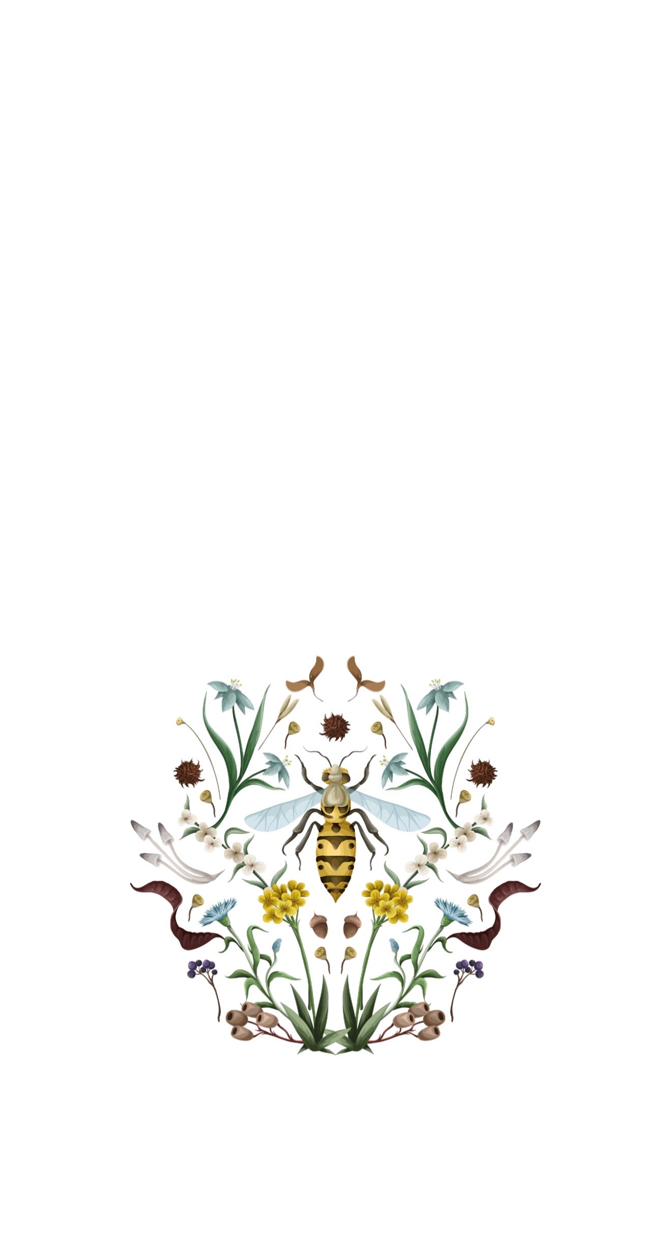 Bee Garden - Printed Guest Towel
