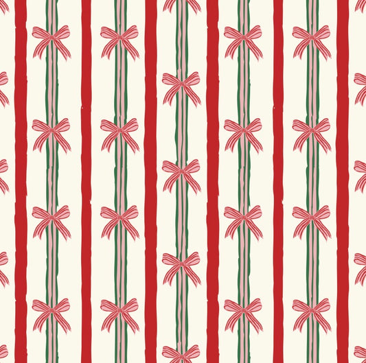 Christmas Ribbons - Charger - (SQUARE)