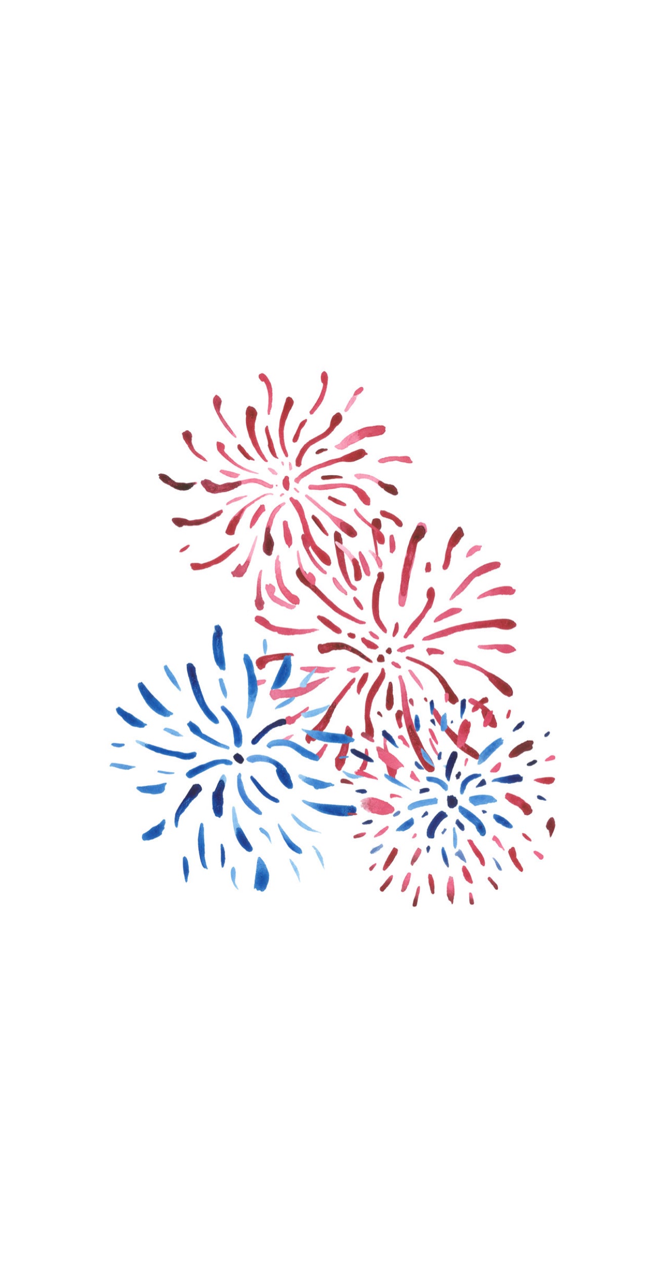 Fireworks - Printed Guest Towel