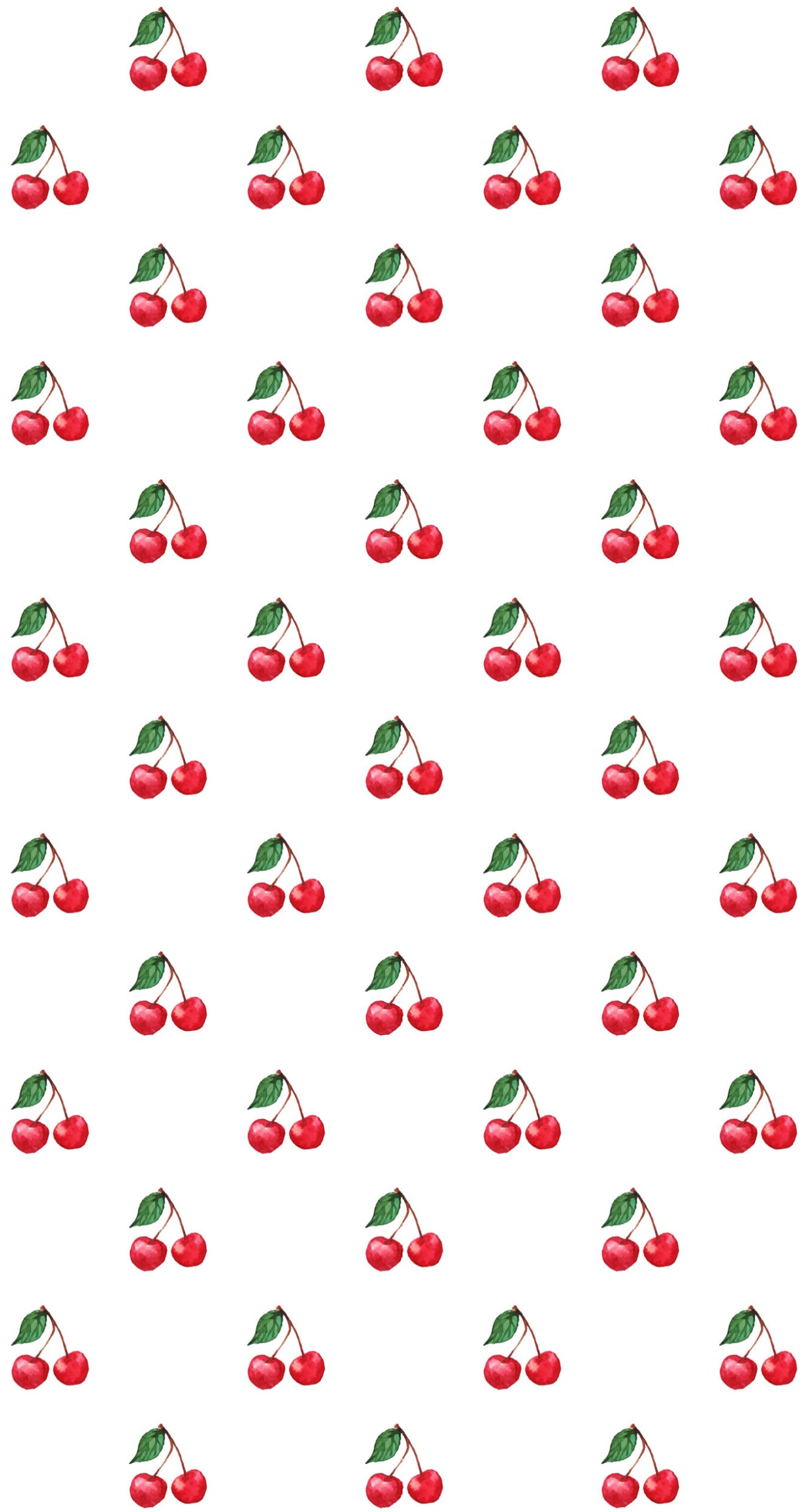 Floating Cherries - Printed Guest Towel