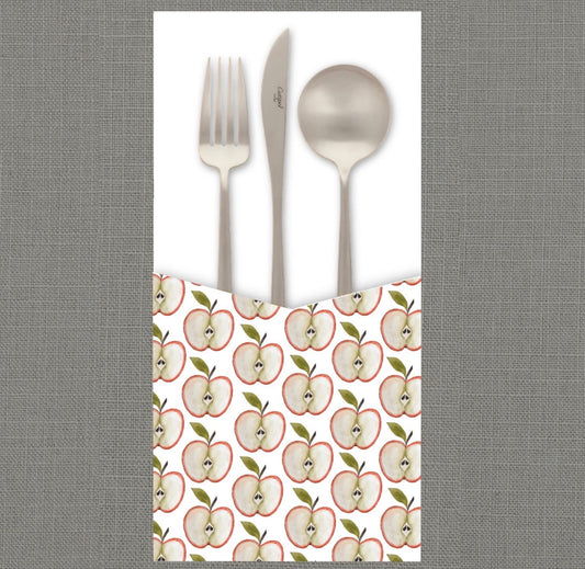 Apple Halves Cutlery Pouch