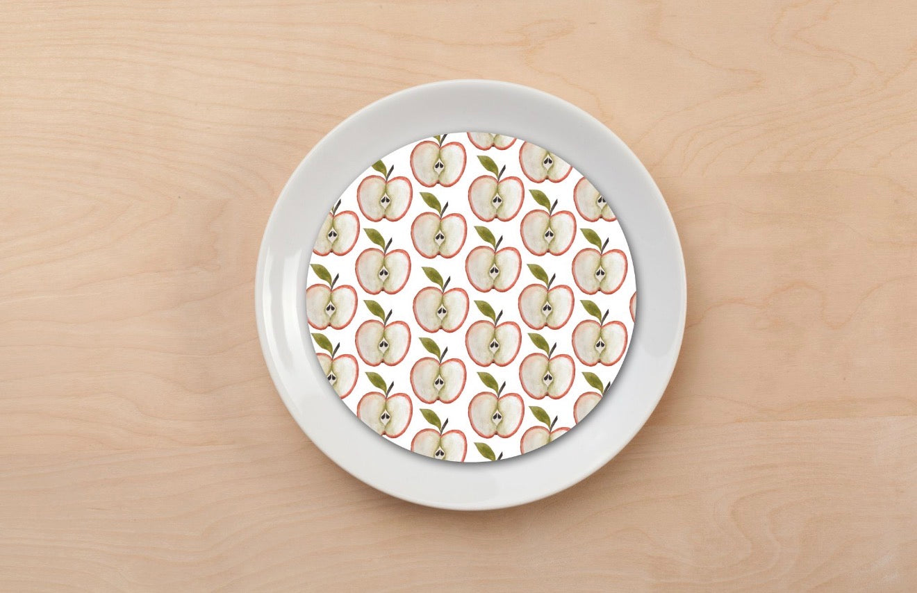Apple Halves Plate Accent