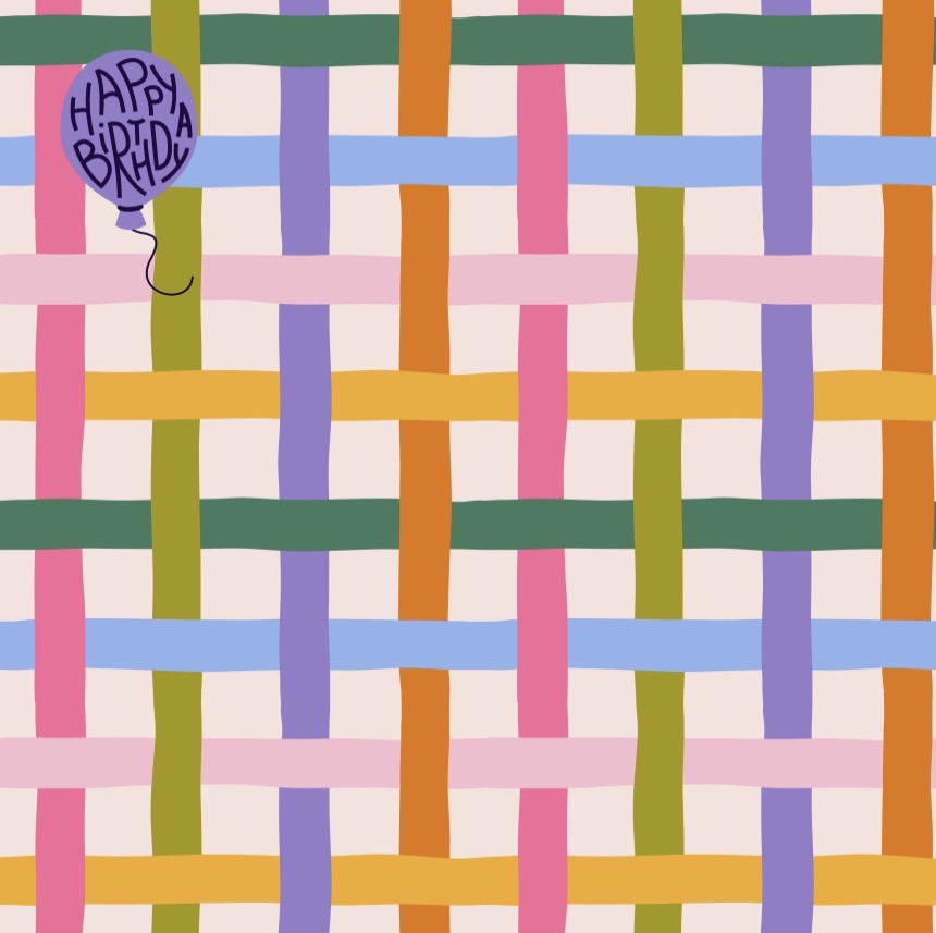 Happy Birthday - Charger - (SQUARE)