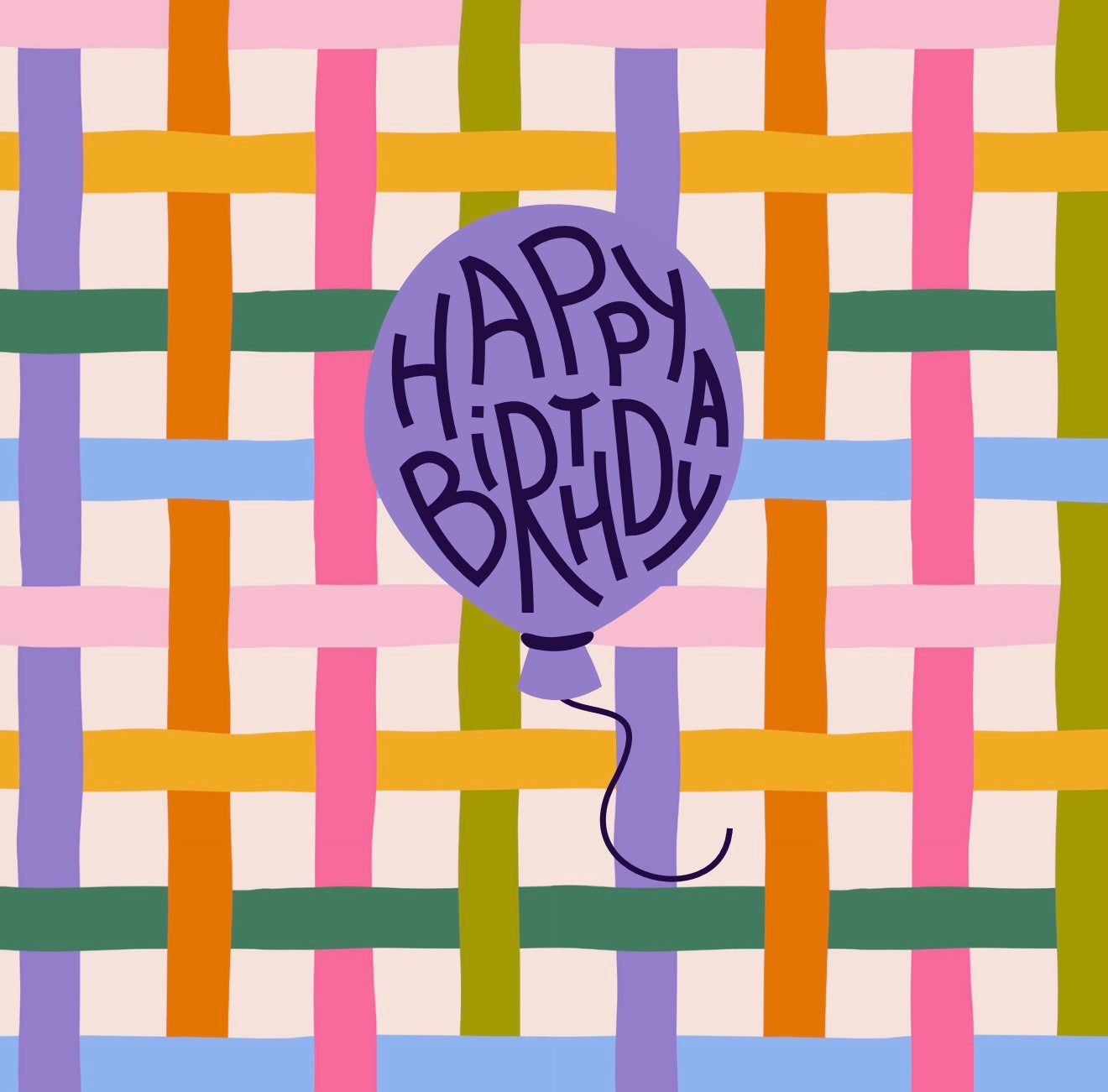Happy Birthday Cocktail Napkin