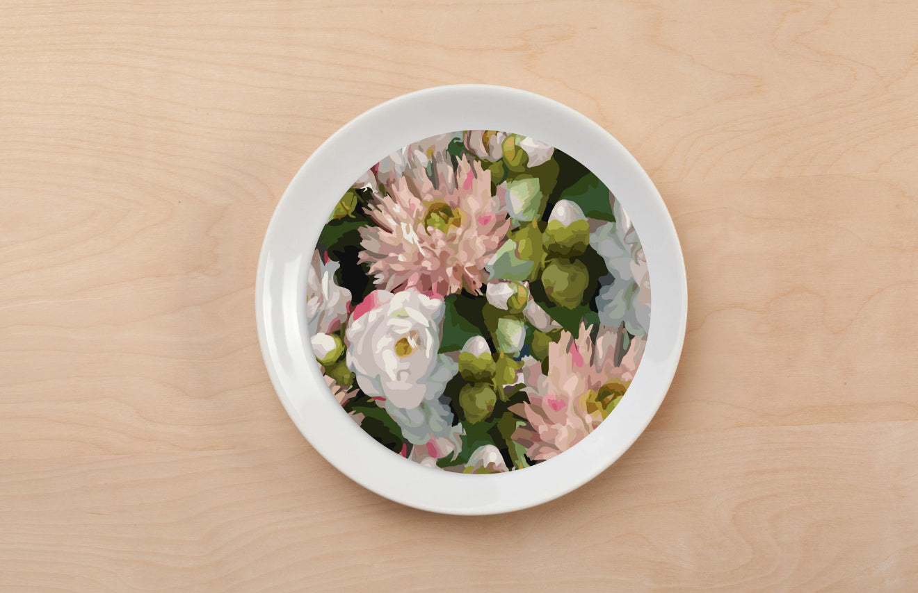 Dahlia Plate Accent