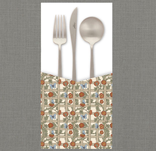 Climbing Garden Cutlery Pouch