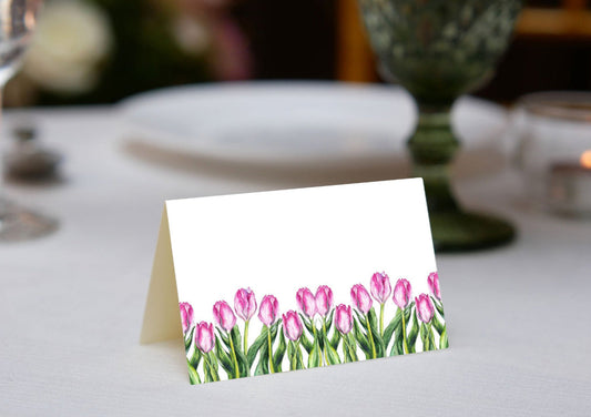 Field of Tulips Place Cards