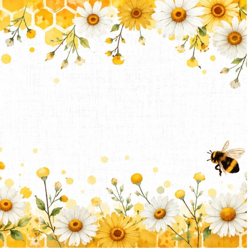 Chamomile Honeycomb - Charger - (SQUARE)