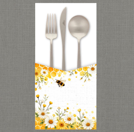 Chamomile Honeycomb Cutlery Pouch