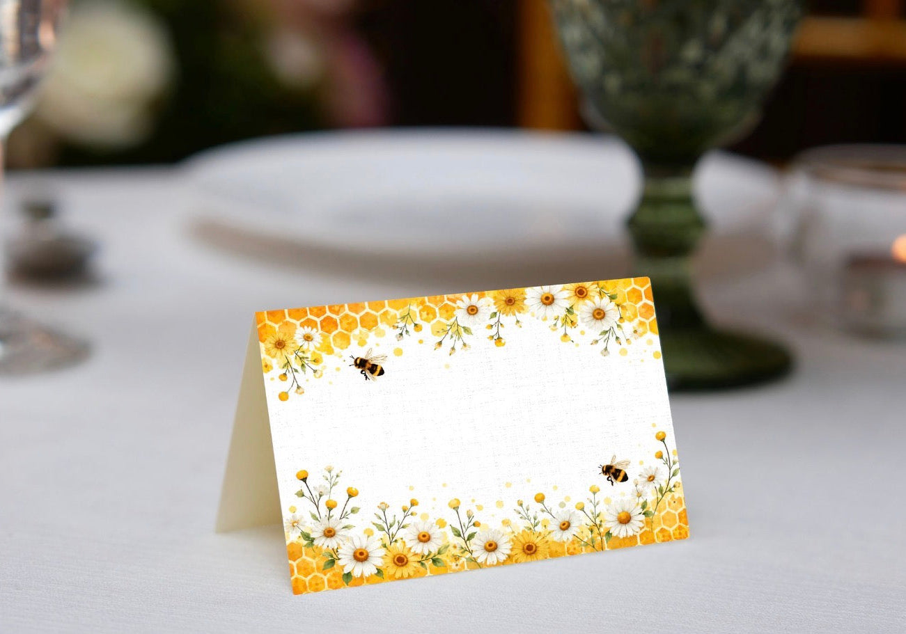 Chamomile Honeycomb Place Cards