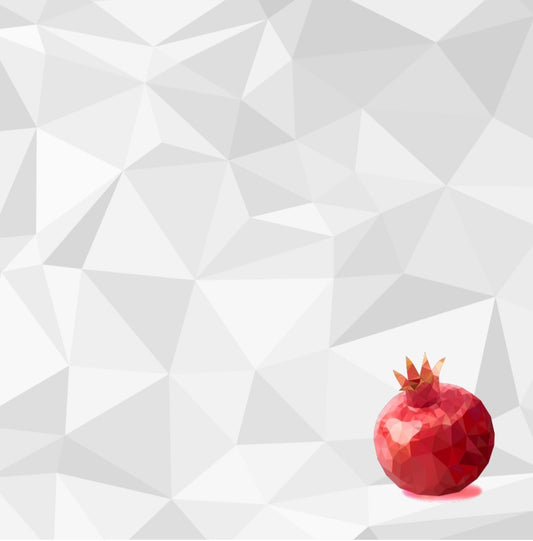 Pixelated Pomegranate - Charger - (SQUARE)