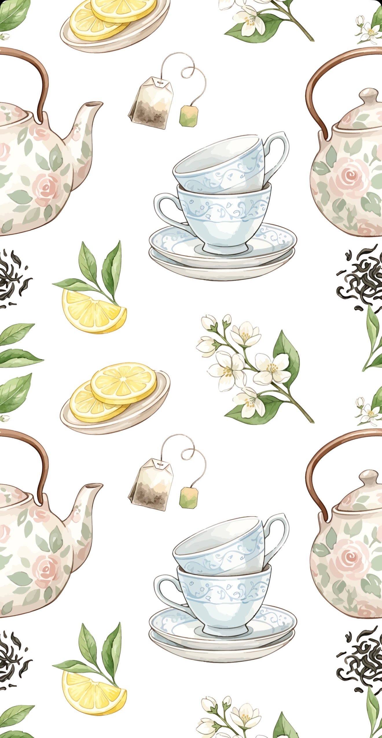 Tea Party - Printed Guest Towel