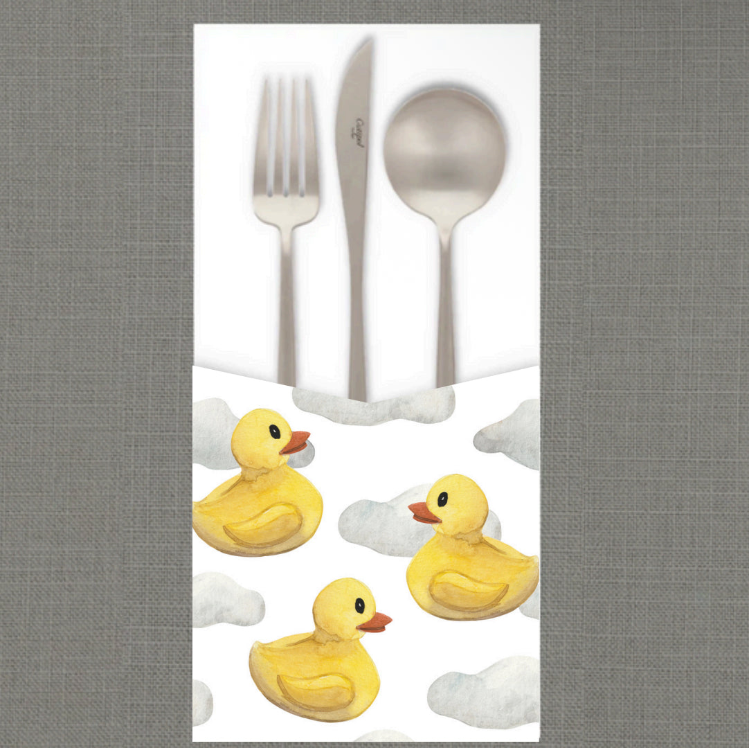 Rubber Duckie Cutlery Pouch