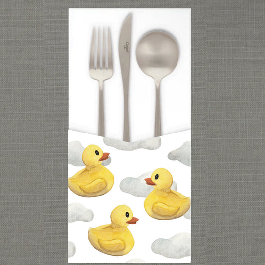 Rubber Duckie Cutlery Pouch
