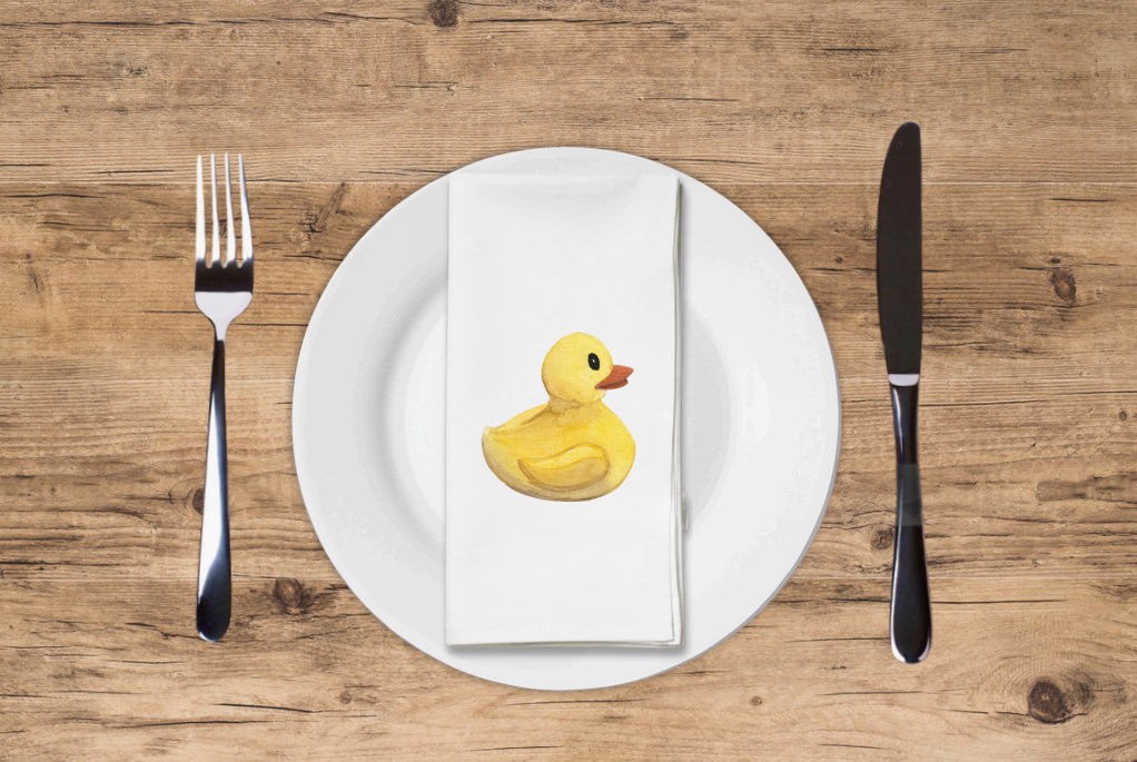 Rubber Duckies - Printed Guest Towel