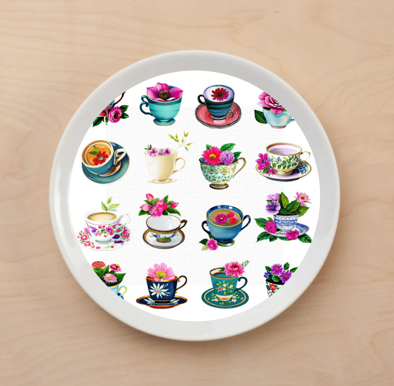 Tea Time Plate Accent