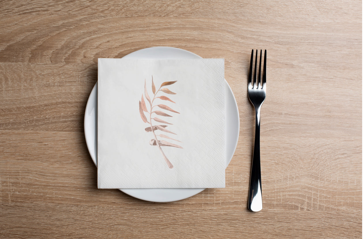 Boho Plant Cocktail Napkin
