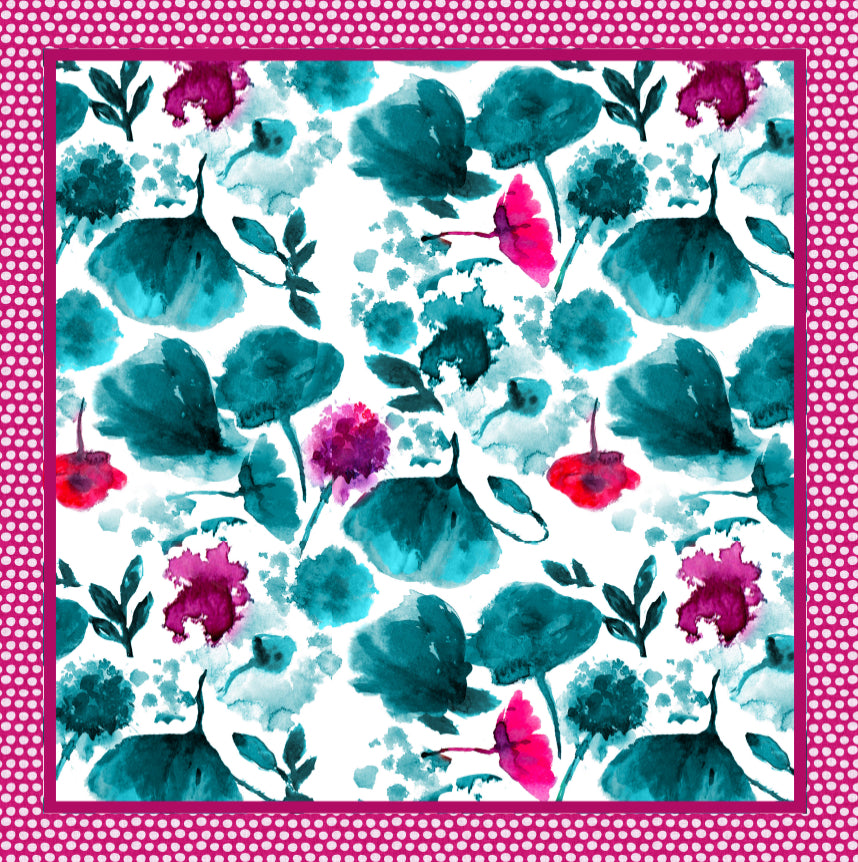 Poppy Pattern II  - Charger - (SQUARE)