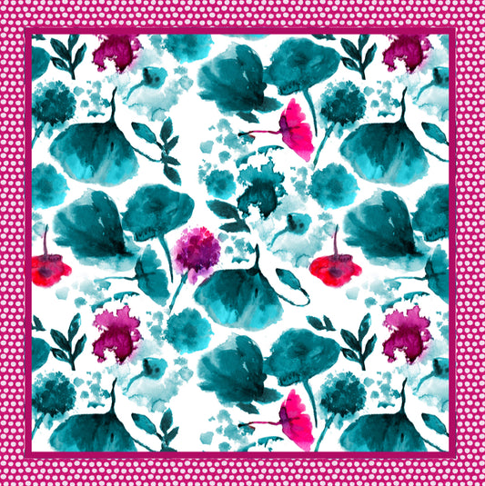 Poppy Pattern II  - Charger - (SQUARE)