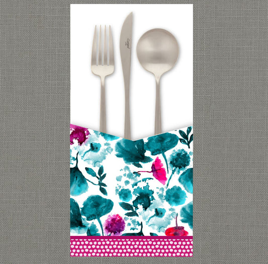 Poppy Pattern II  Cutlery Pouch