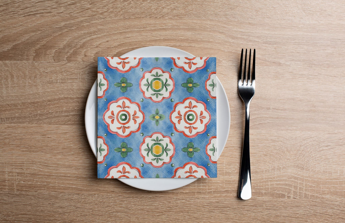 Mykonos Cocktail Napkin