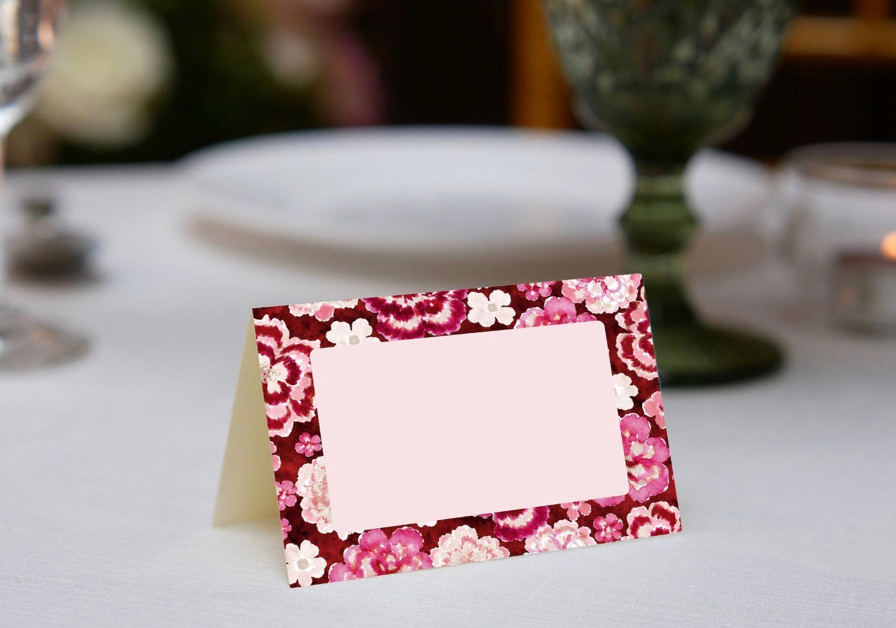 Blush Botanica Place Cards