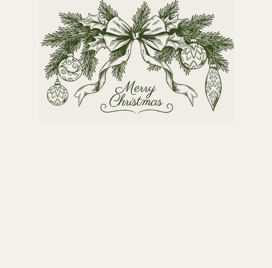 Christmas Banner - Charger - (SQUARE)