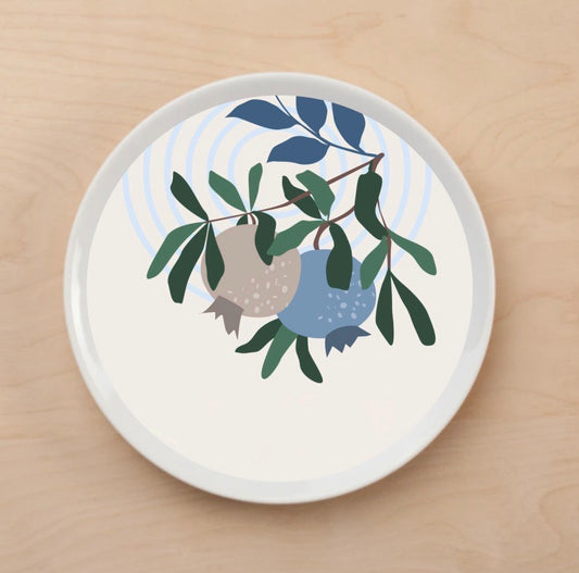 Pomegranate Target Plate Accent