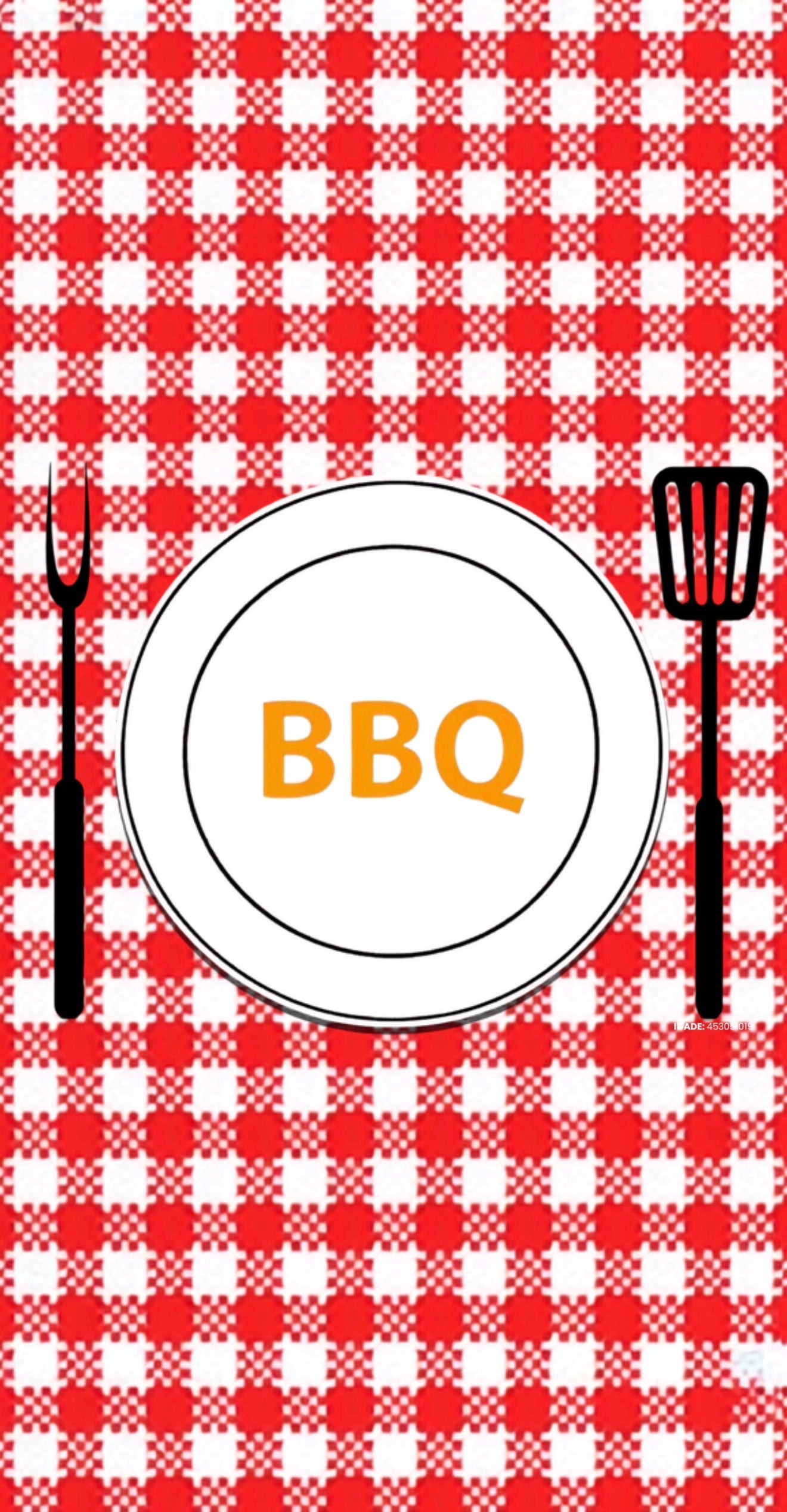 BBQ Plate - Printed Guest Towel