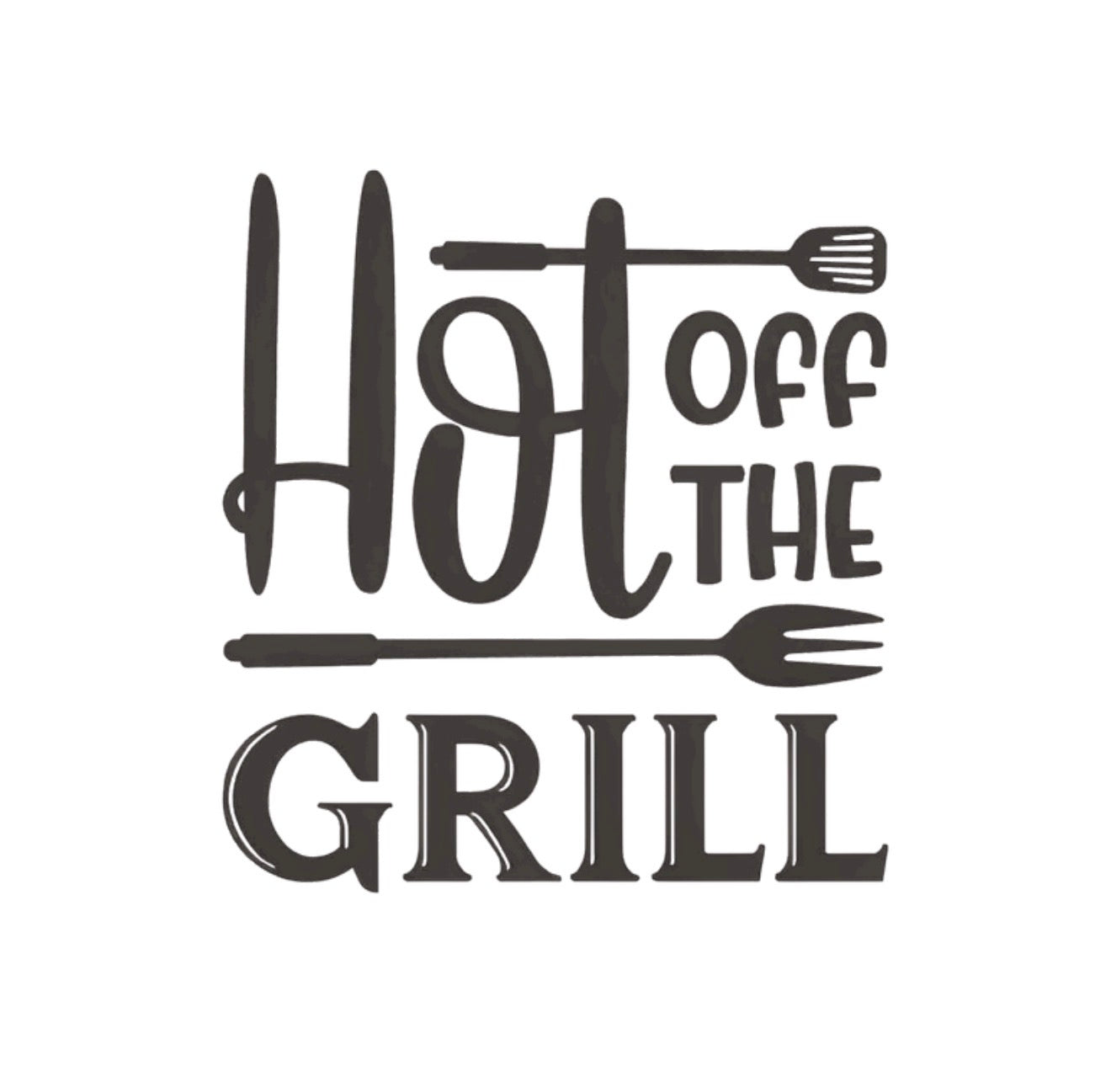 Hot Off The Grill Cocktail Napkin