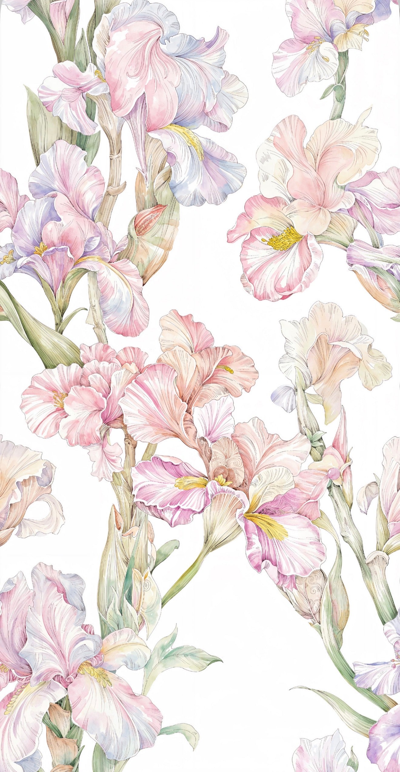 Iris Blossom - Printed Guest Towel