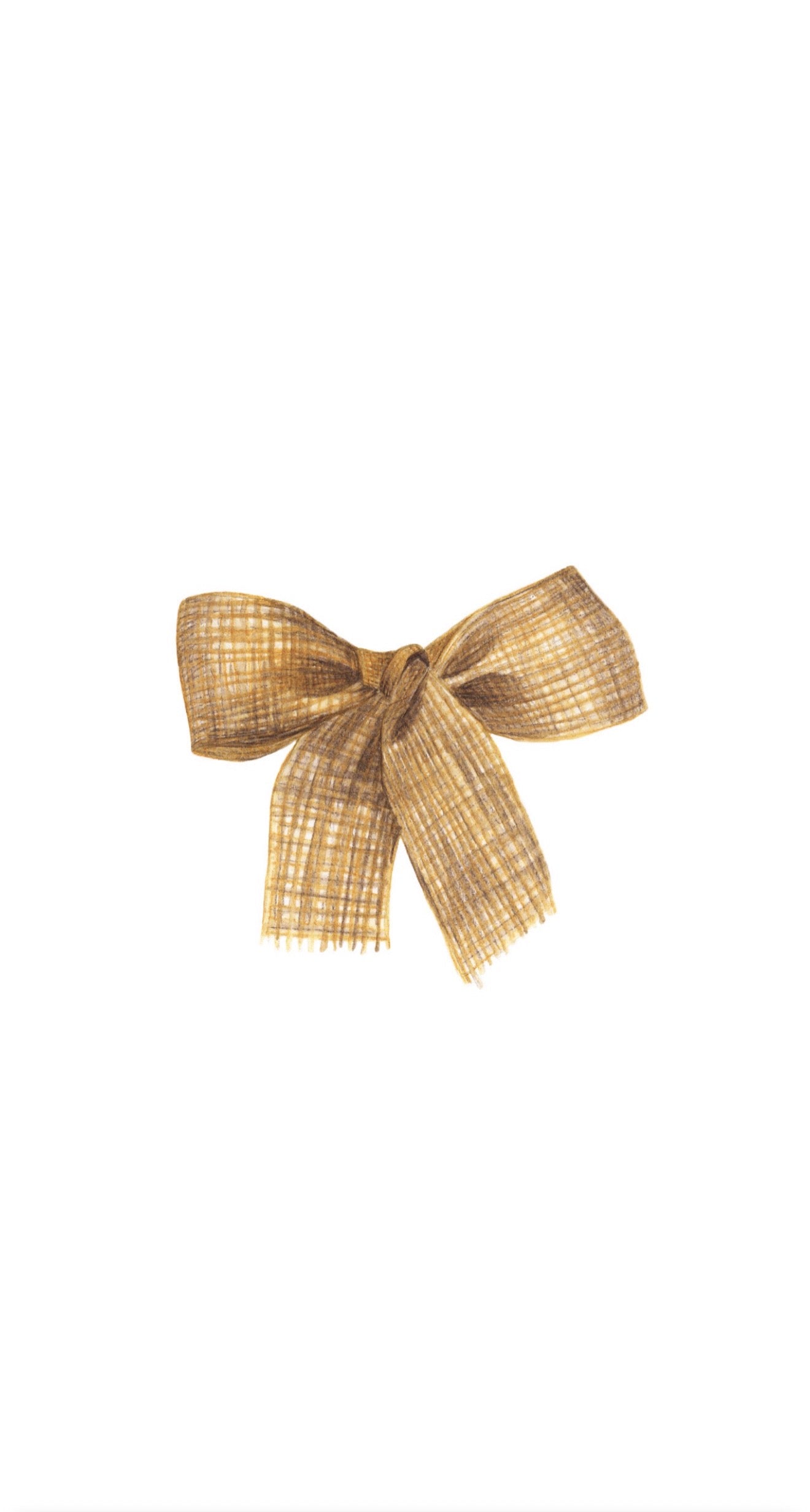 Burlap Bow - Printed Guest Towel