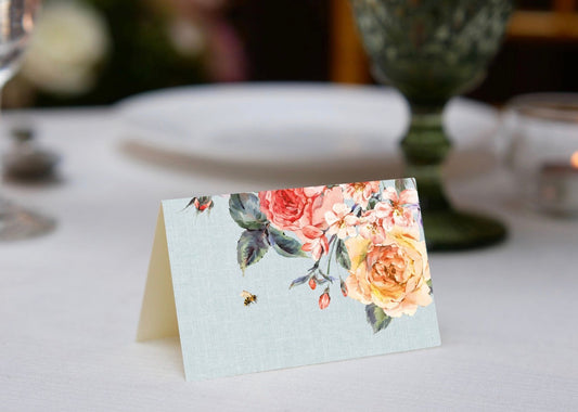 Trailing Bouquet Place Cards