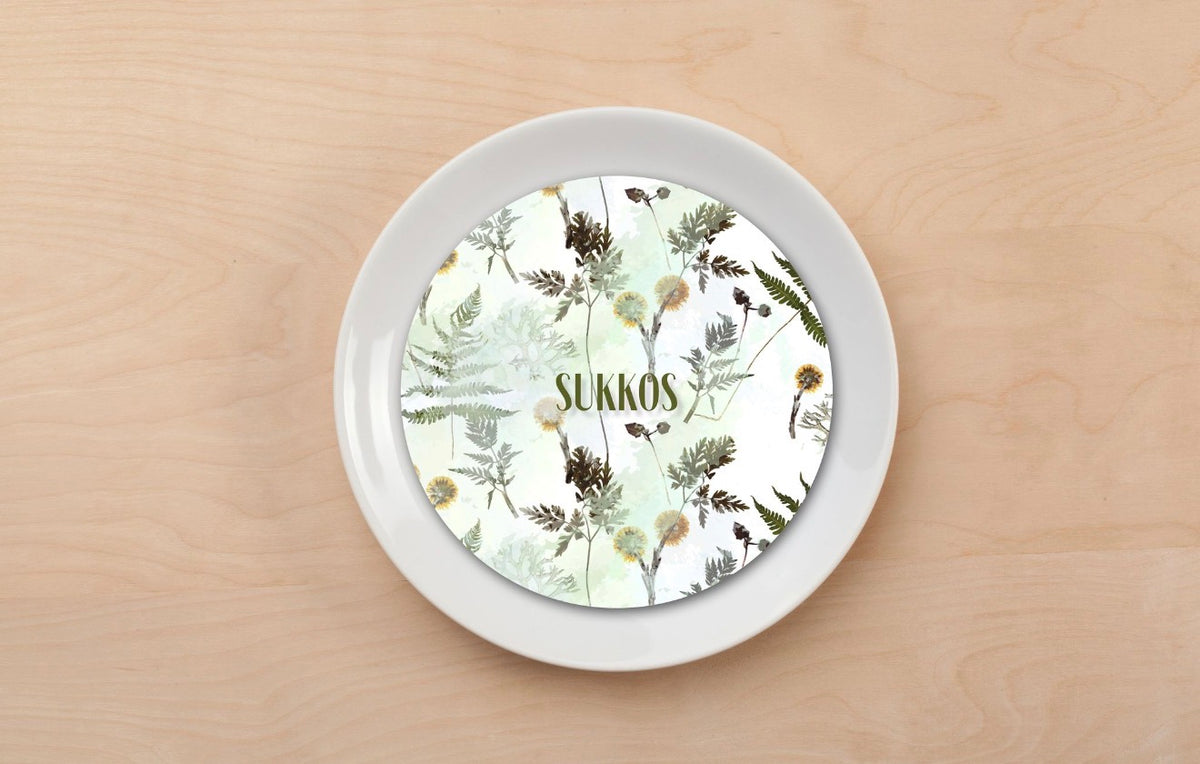 Sukkos Forest Plate Accent