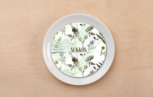Sukkos Forest Plate Accent