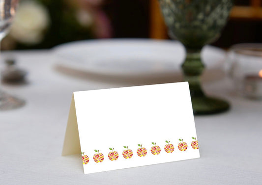 Stained Glass Apple Place Cards