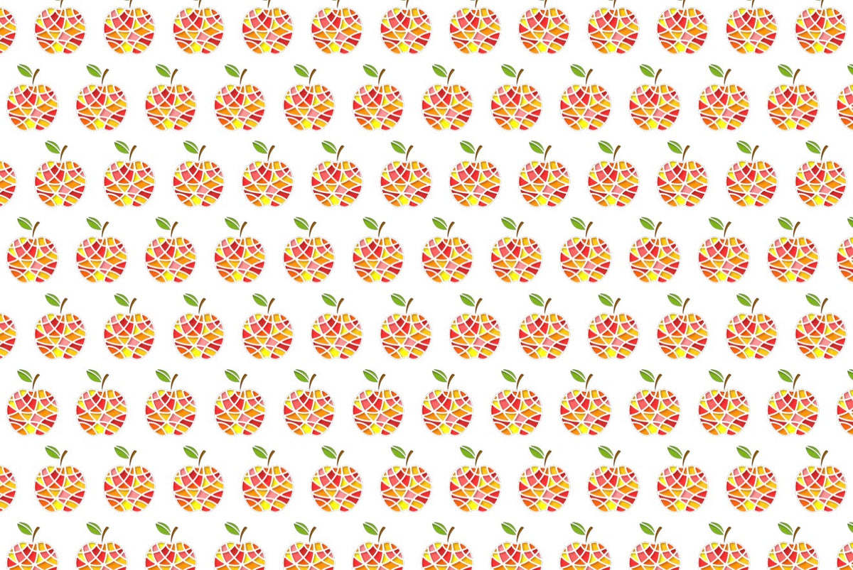 Stained Glass Apple - Placemat