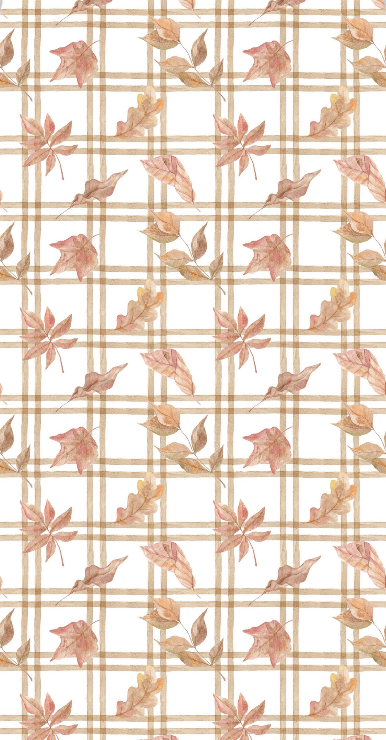 Autumn Gingham - Printed Guest Towel